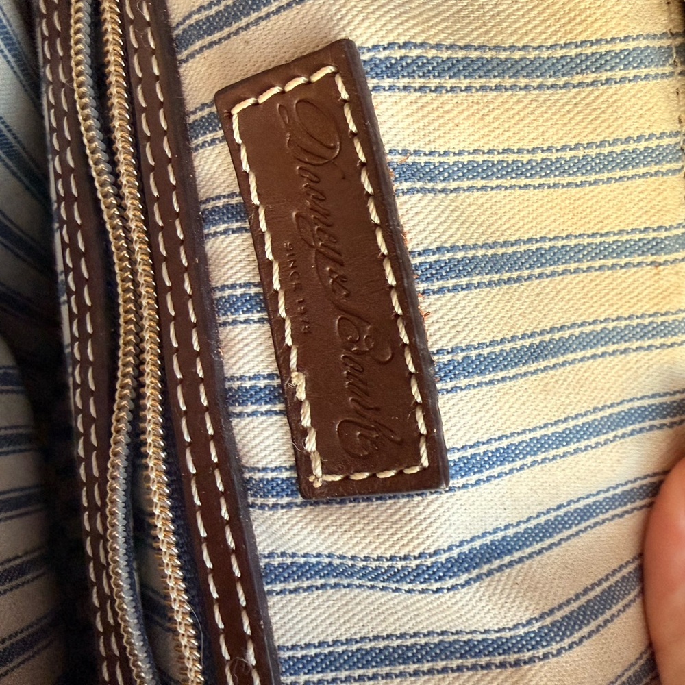 Dooney & Bourke Satchel Bag in Brown w/ Long Strap & Matching Wallet - Picture 5 of 12